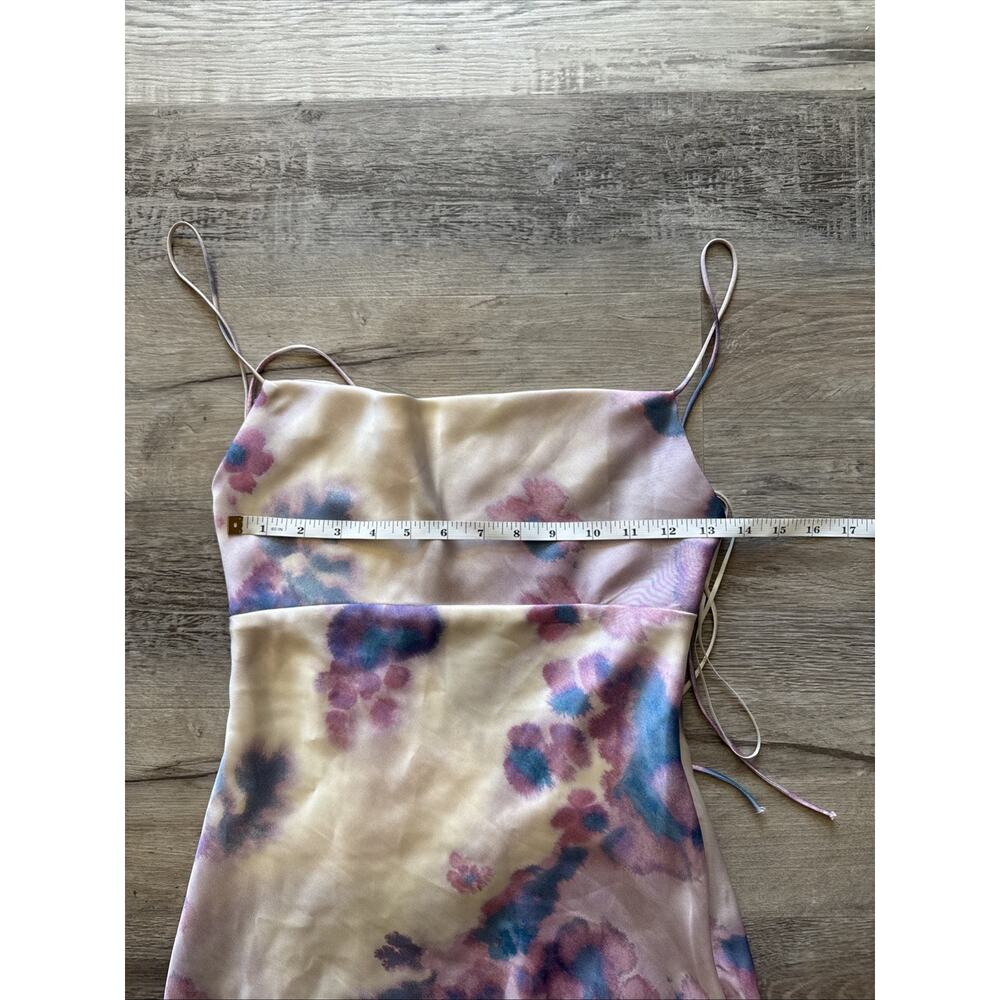 ZARA NEW WOMAN STRAPPY LONG SATIN DRESS WITH OPEN BACK Size XS - Picture 5 of 7